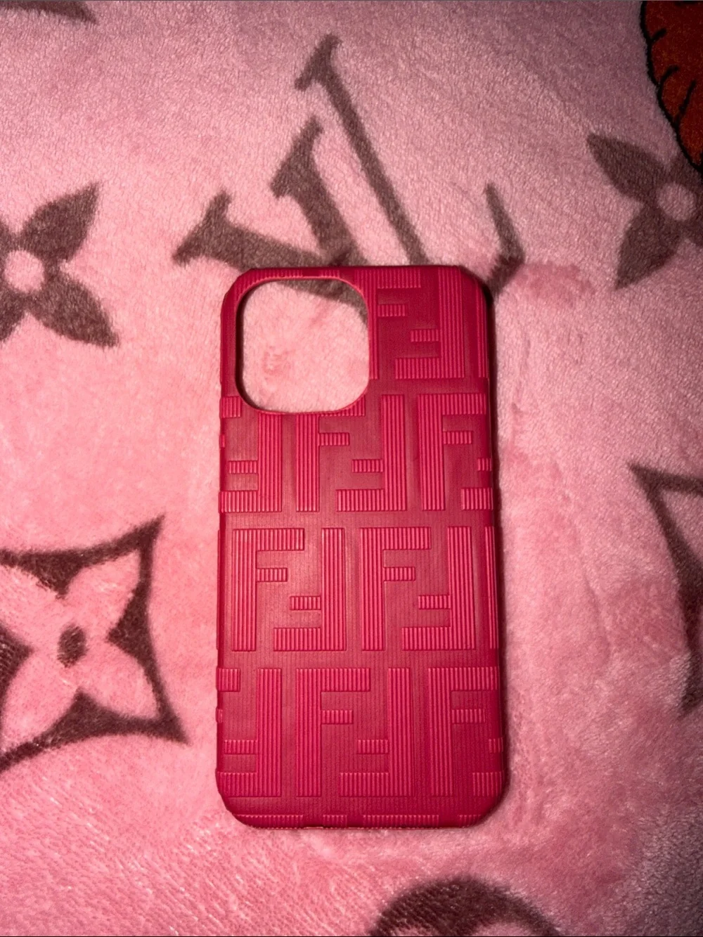 Red Textured Phone Case - Designer Style